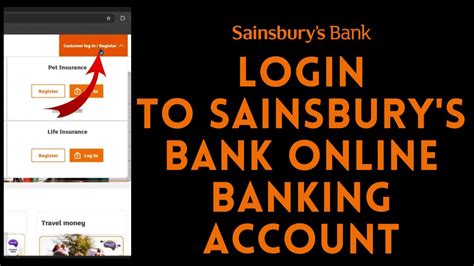 sainsbury log in